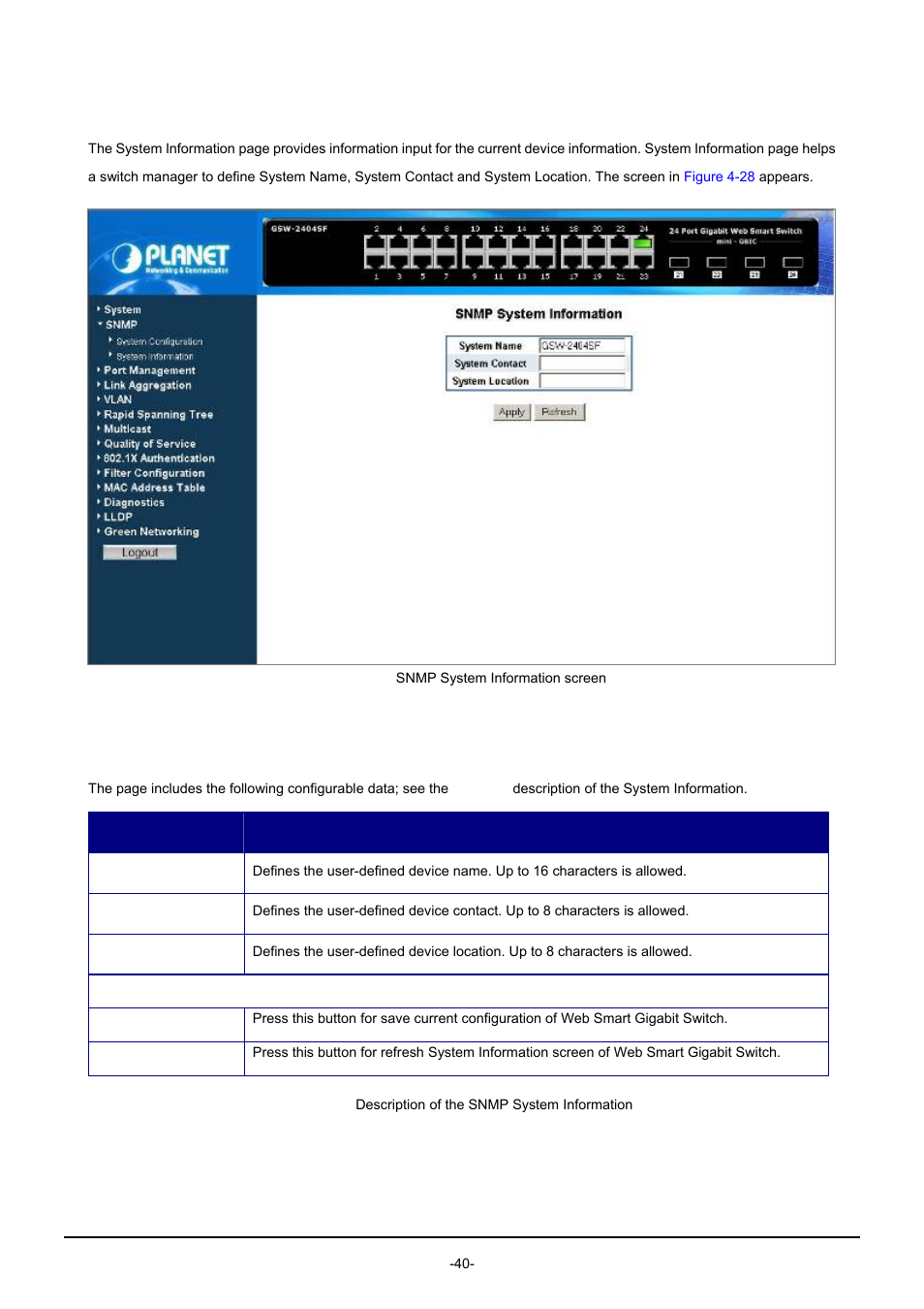 3 system information | PLANET GSW-1602SF User Manual | Page 46 / 139