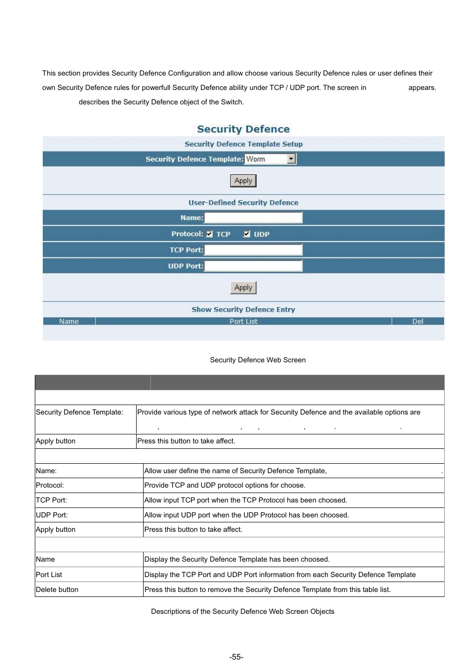 2 security defernce | PLANET GSW-4804SF User Manual | Page 55 / 113