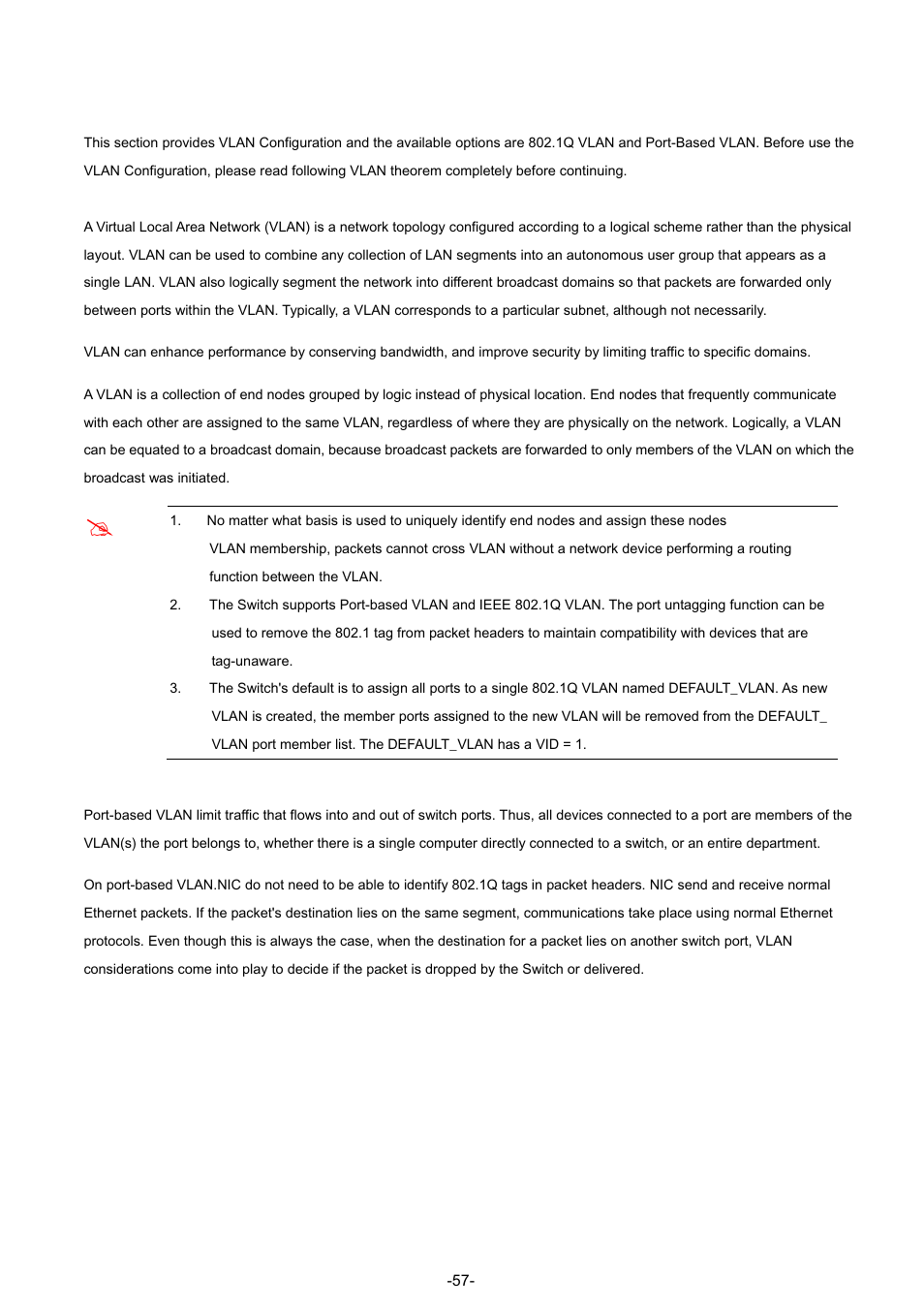 4 vlan | PLANET GSW-4804SF User Manual | Page 57 / 113