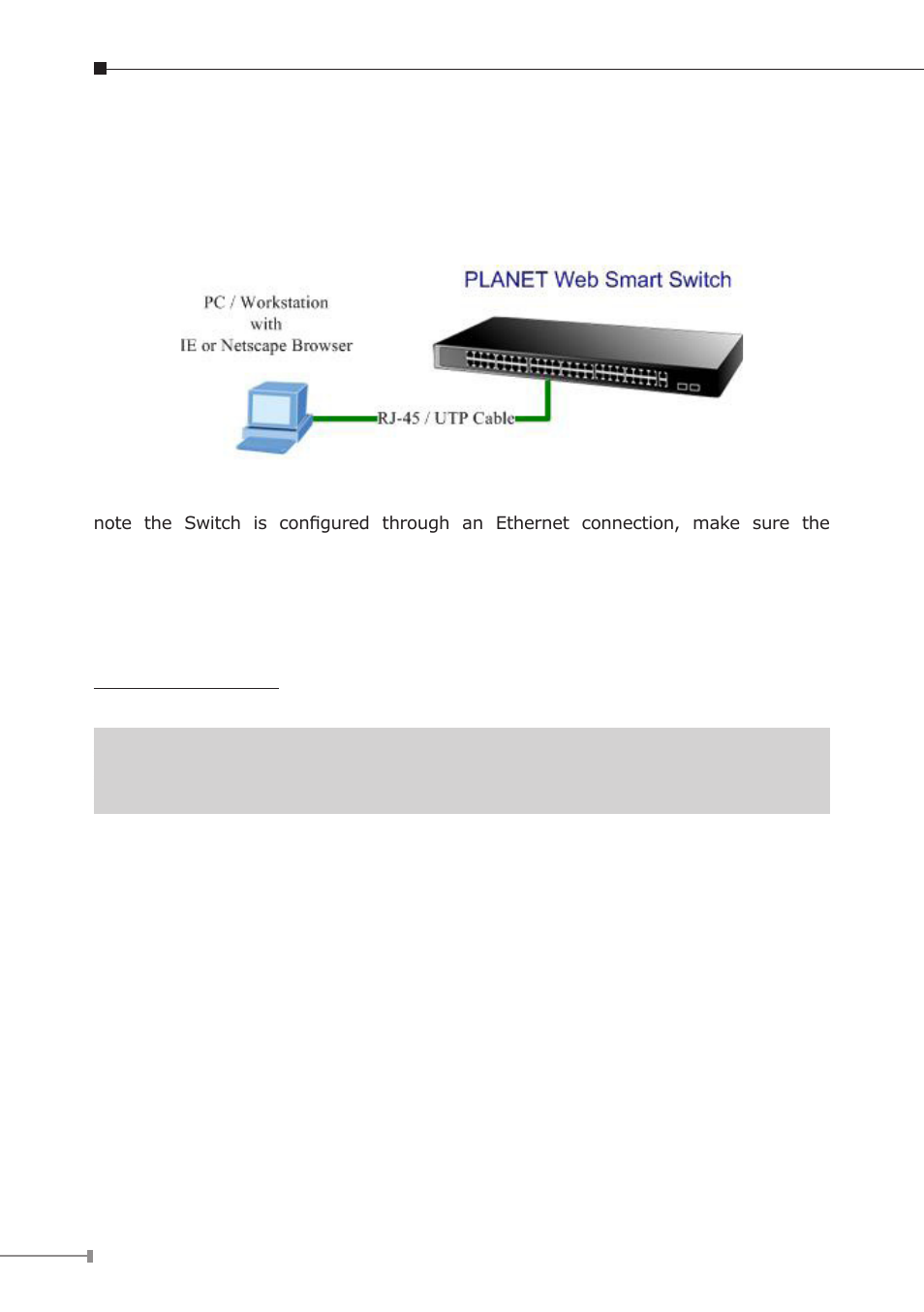Start web management | PLANET GSW-4804SF User Manual | Page 5 / 10