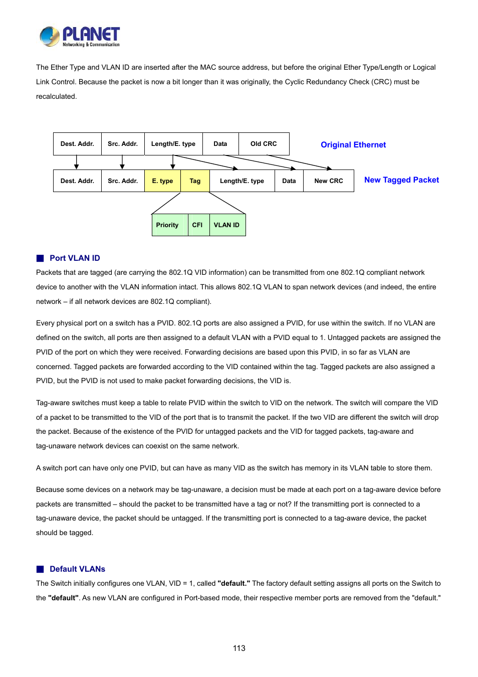 PLANET LRP-822CS User Manual | Page 113 / 346