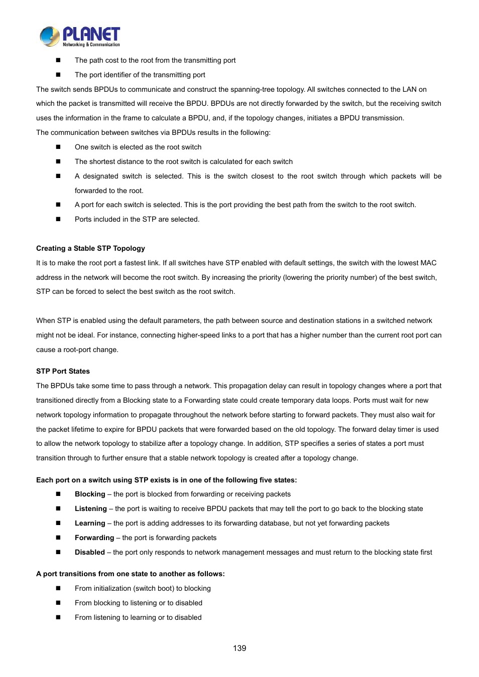 PLANET LRP-822CS User Manual | Page 139 / 346