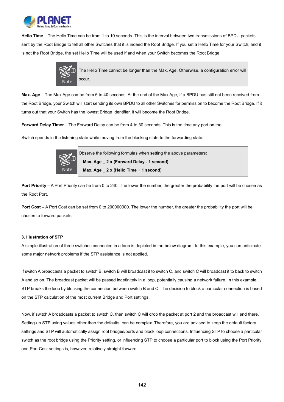 PLANET LRP-822CS User Manual | Page 142 / 346