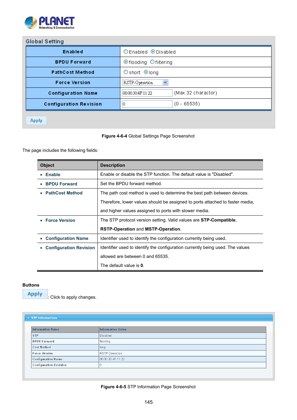 PLANET LRP-822CS User Manual | Page 145 / 346