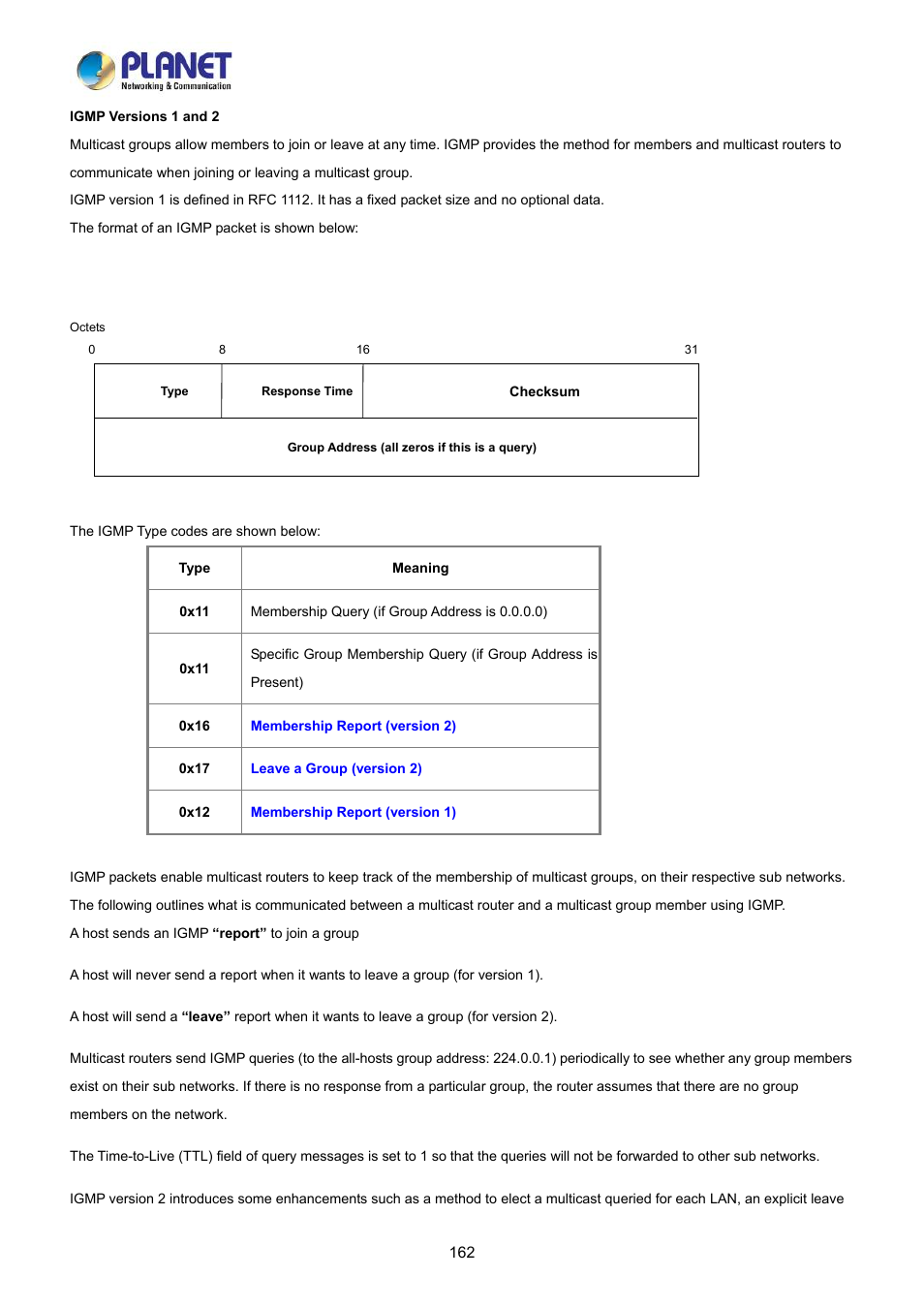 PLANET LRP-822CS User Manual | Page 162 / 346