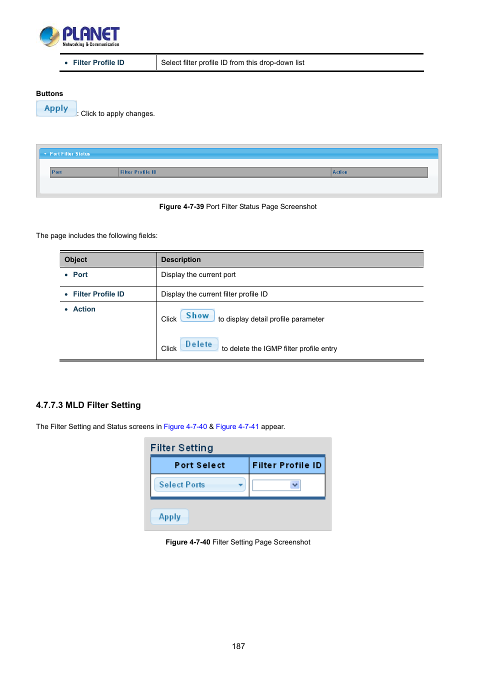 3 mld filter setting | PLANET LRP-822CS User Manual | Page 187 / 346