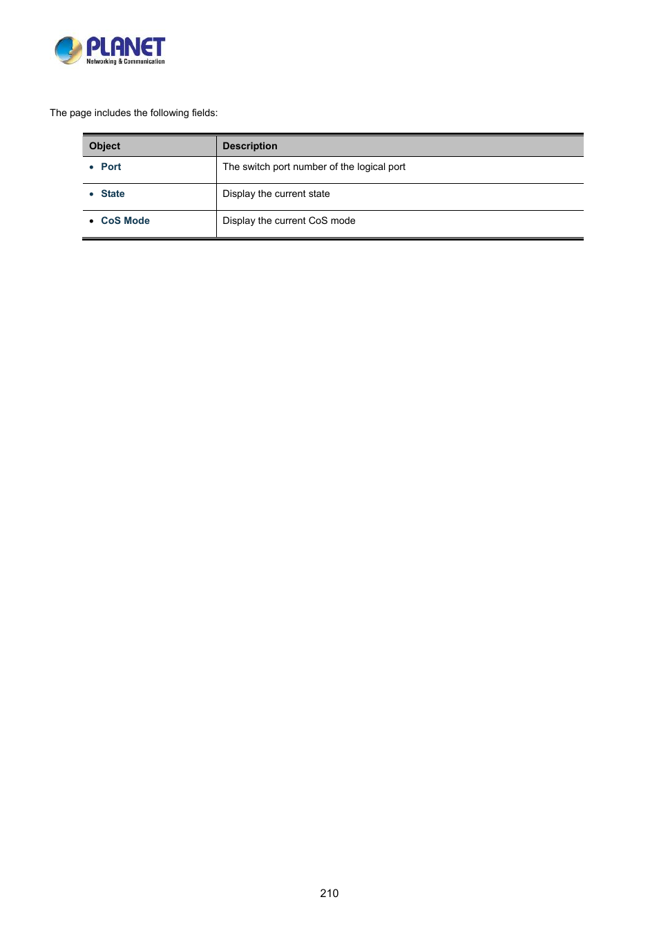 PLANET LRP-822CS User Manual | Page 210 / 346