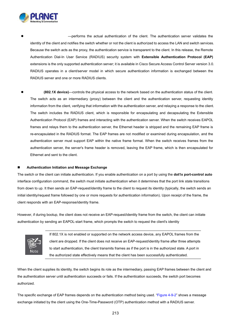 PLANET LRP-822CS User Manual | Page 213 / 346