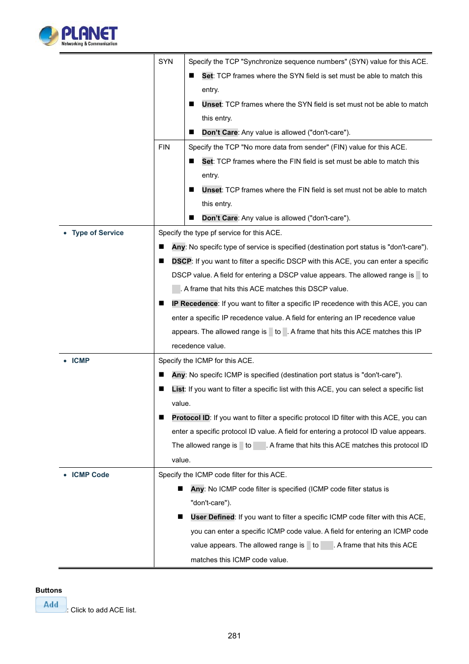 PLANET LRP-822CS User Manual | Page 281 / 346