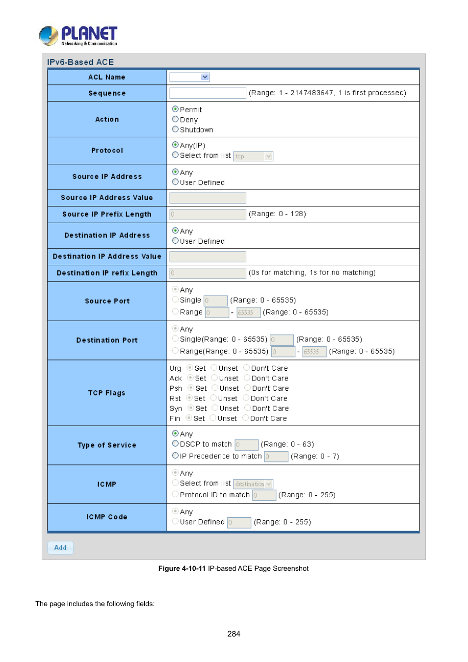 PLANET LRP-822CS User Manual | Page 284 / 346