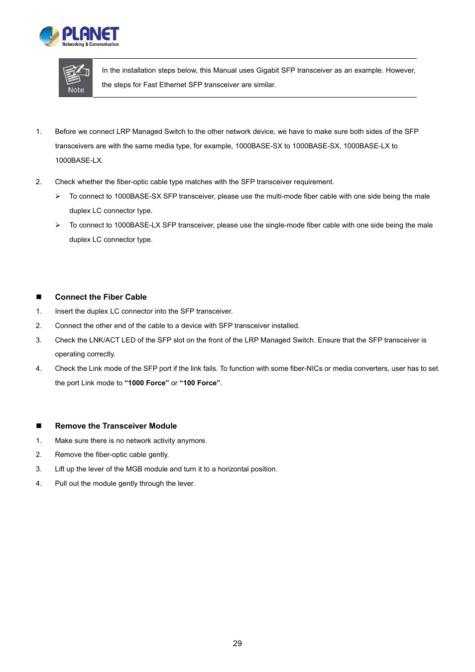 PLANET LRP-822CS User Manual | Page 29 / 346