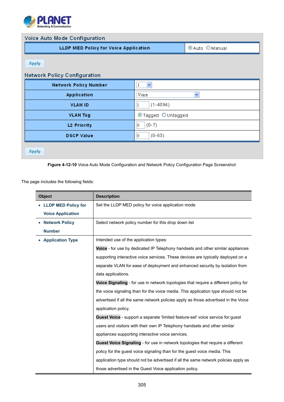 PLANET LRP-822CS User Manual | Page 305 / 346