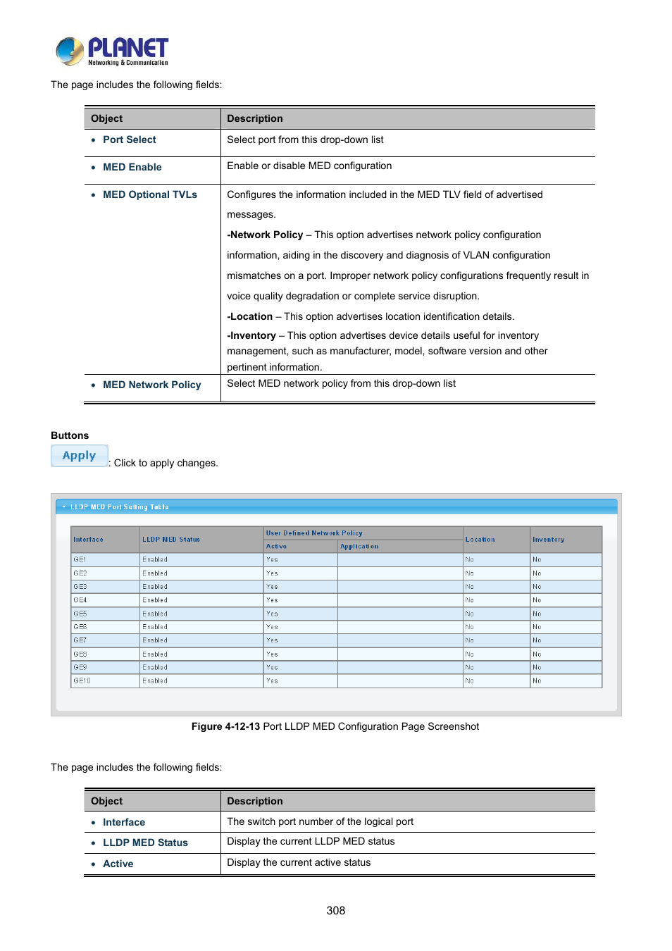 PLANET LRP-822CS User Manual | Page 308 / 346