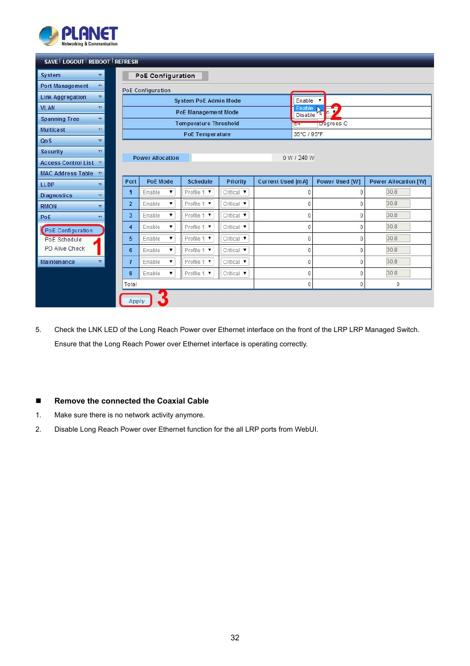 PLANET LRP-822CS User Manual | Page 32 / 346