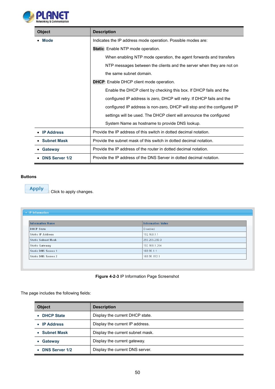 PLANET LRP-822CS User Manual | Page 50 / 346