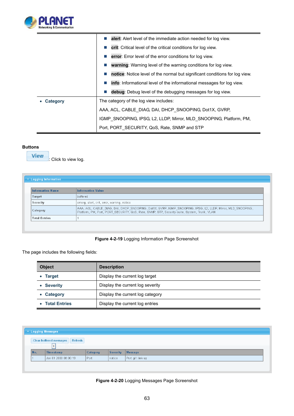 PLANET LRP-822CS User Manual | Page 63 / 346