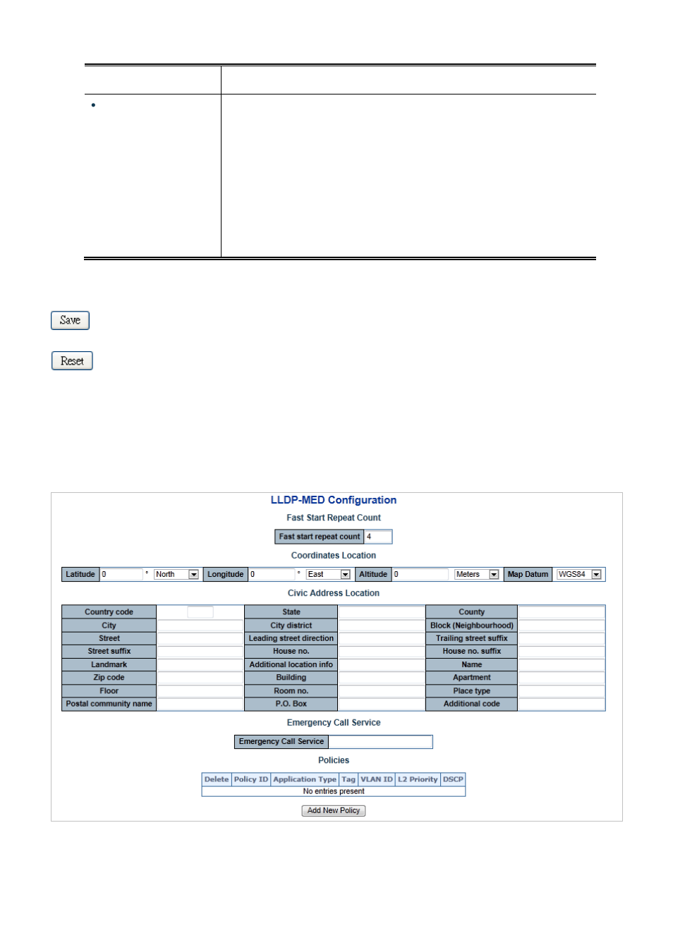 3 lldp-med configuration | PLANET MGSD-10080F User Manual | Page 308 / 641