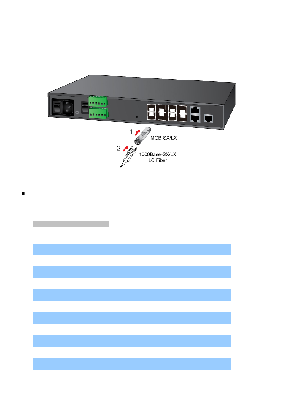 1 installing the sfp transceiver | PLANET MGSD-10080F User Manual | Page 47 / 641