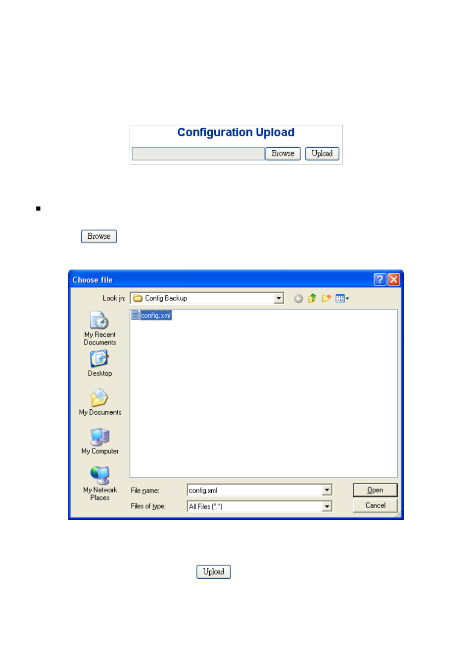 23 configuration upload | PLANET MGSD-10080F User Manual | Page 92 / 641