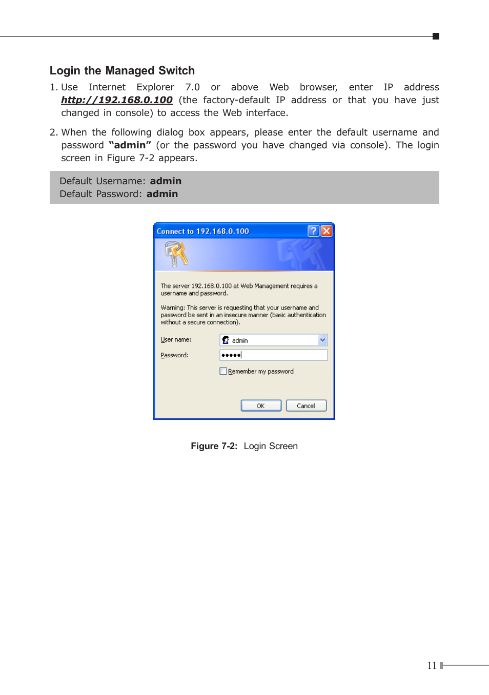 PLANET MGSW-24160F User Manual | Page 11 / 16