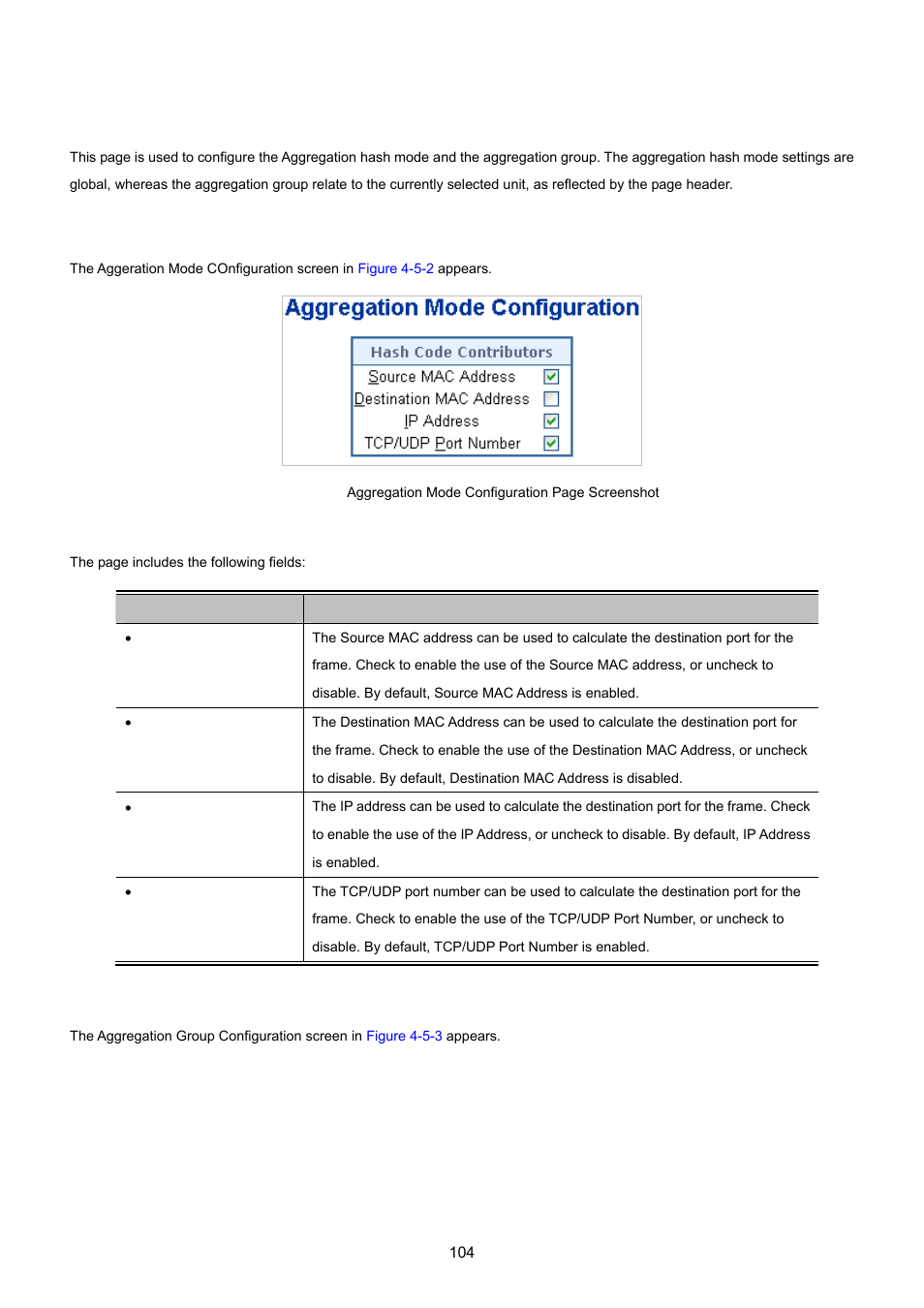 1 static aggregation configuration | PLANET MGSW-24160F User Manual | Page 104 / 523