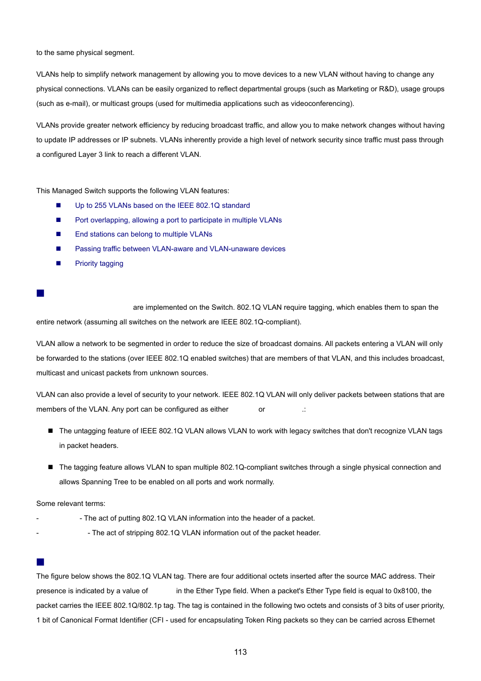 PLANET MGSW-24160F User Manual | Page 113 / 523