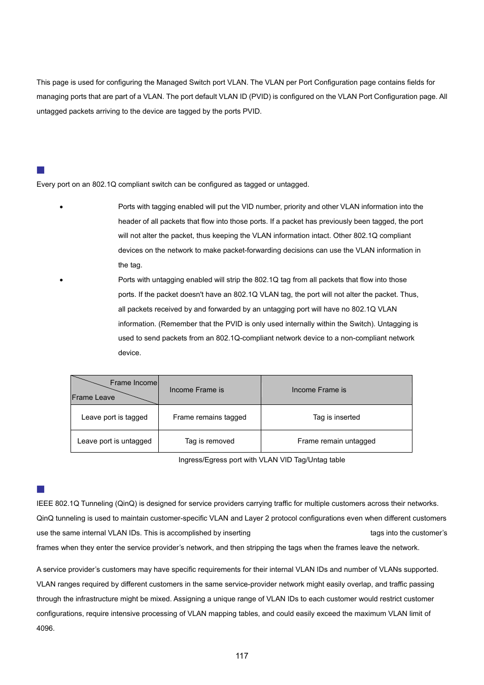 4 vlan port configuration | PLANET MGSW-24160F User Manual | Page 117 / 523