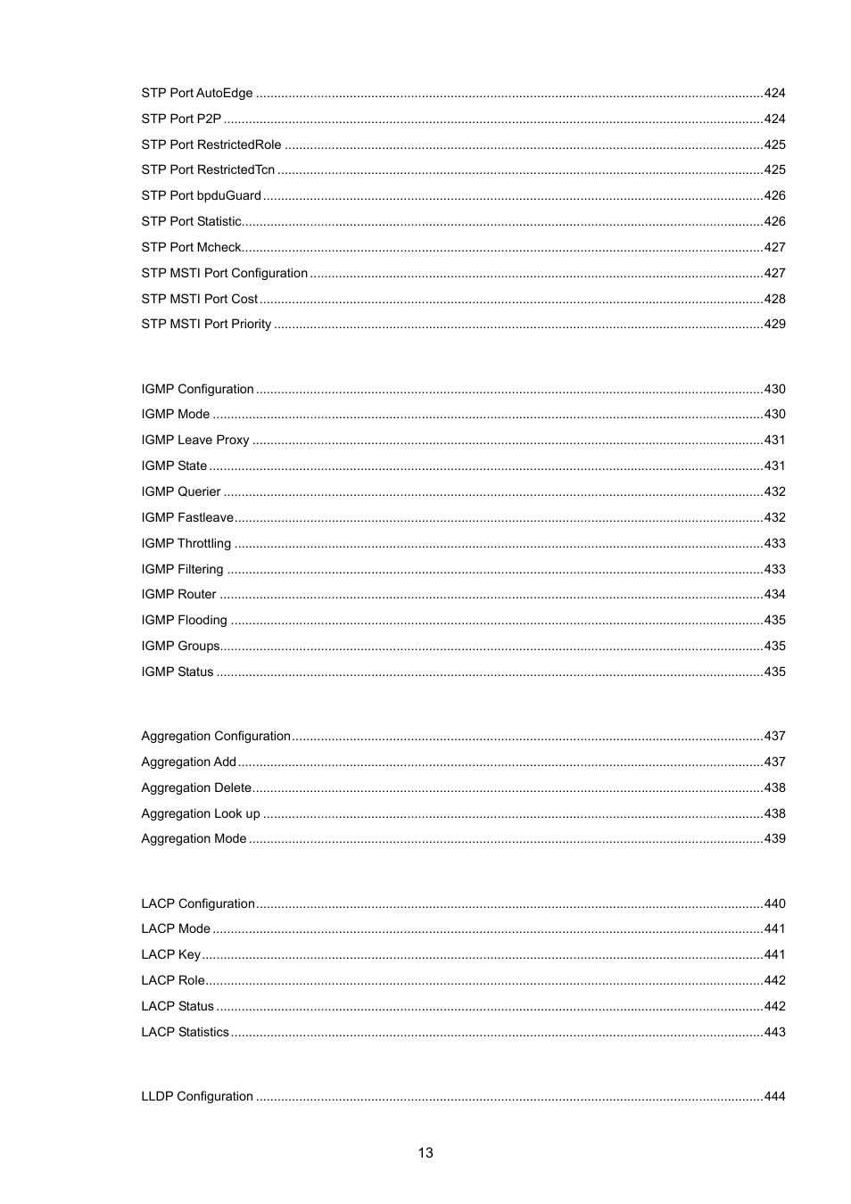 PLANET MGSW-24160F User Manual | Page 13 / 523