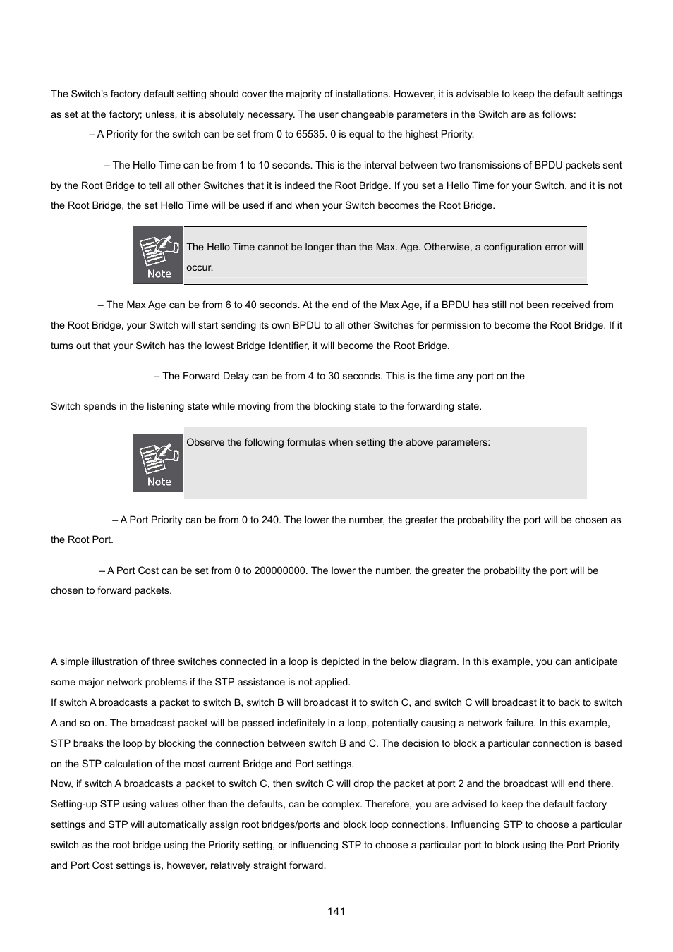 PLANET MGSW-24160F User Manual | Page 141 / 523