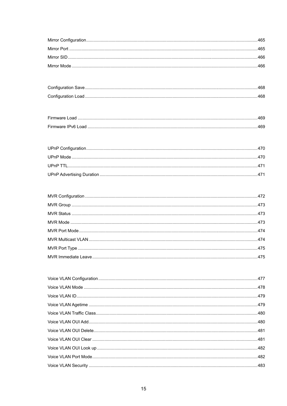 PLANET MGSW-24160F User Manual | Page 15 / 523