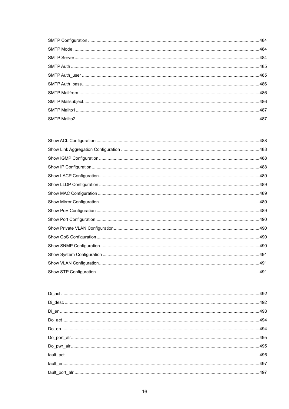 PLANET MGSW-24160F User Manual | Page 16 / 523