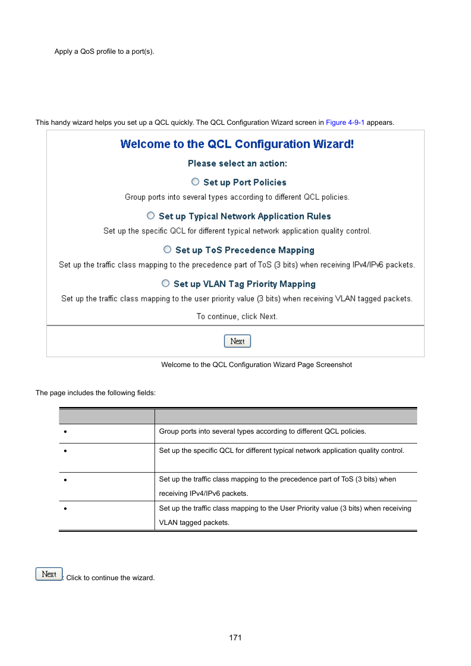 2 qcl configuration wizard | PLANET MGSW-24160F User Manual | Page 171 / 523