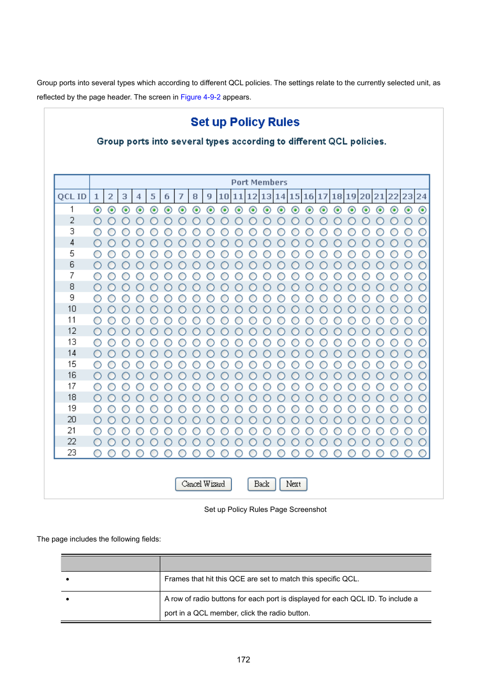 1 set up policy rules | PLANET MGSW-24160F User Manual | Page 172 / 523