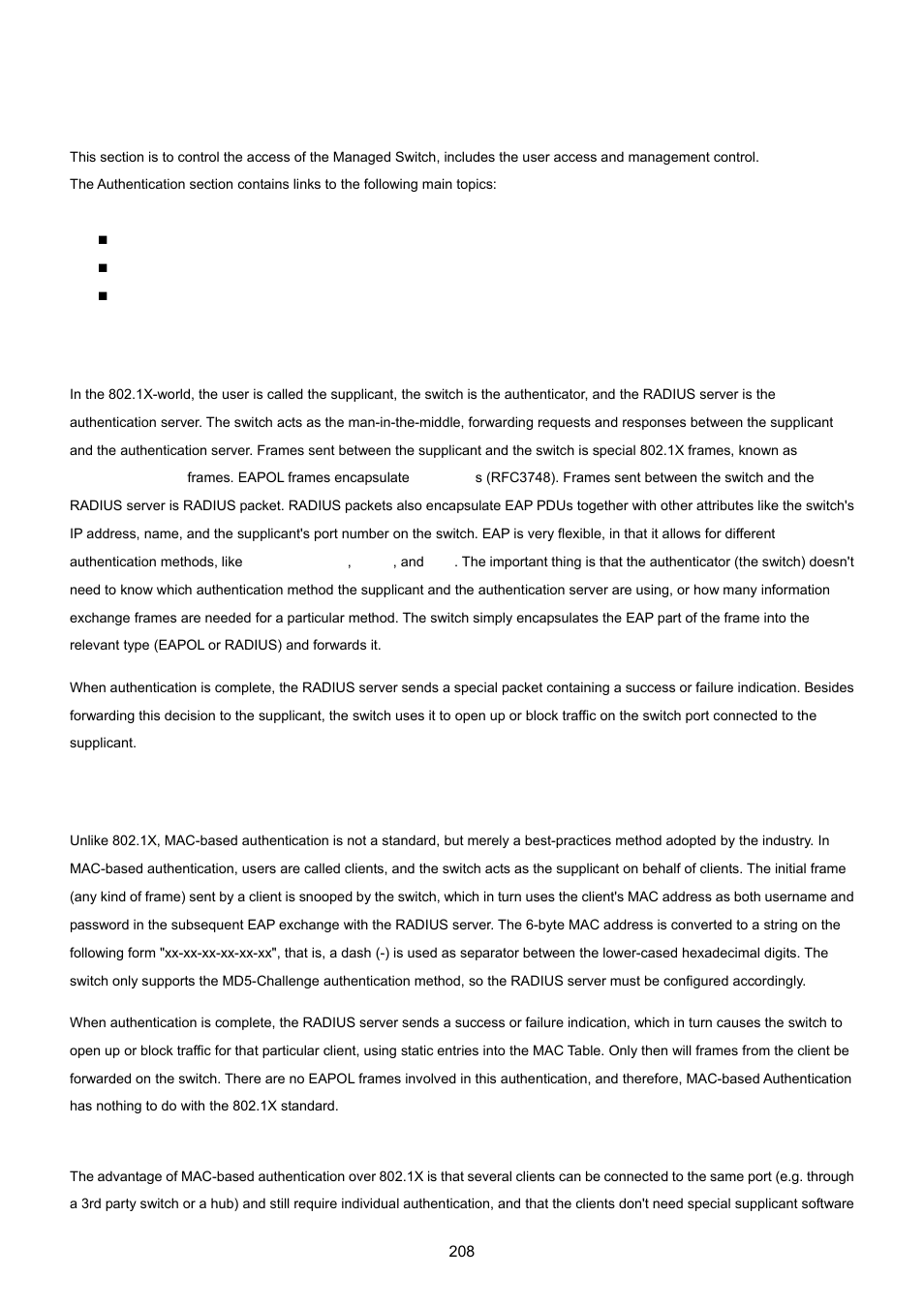 11 authentication | PLANET MGSW-24160F User Manual | Page 208 / 523