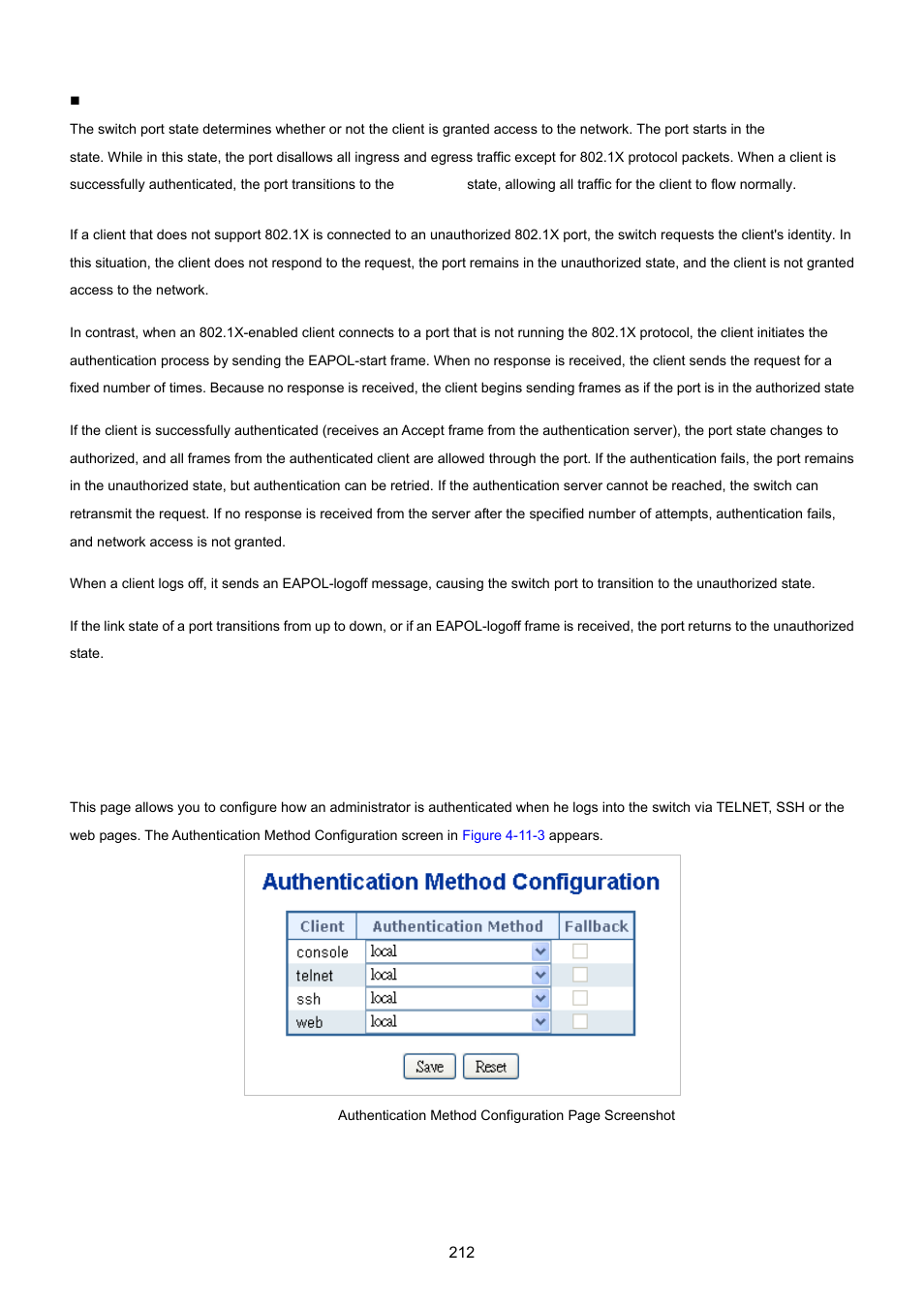 2 authentication configuration | PLANET MGSW-24160F User Manual | Page 212 / 523