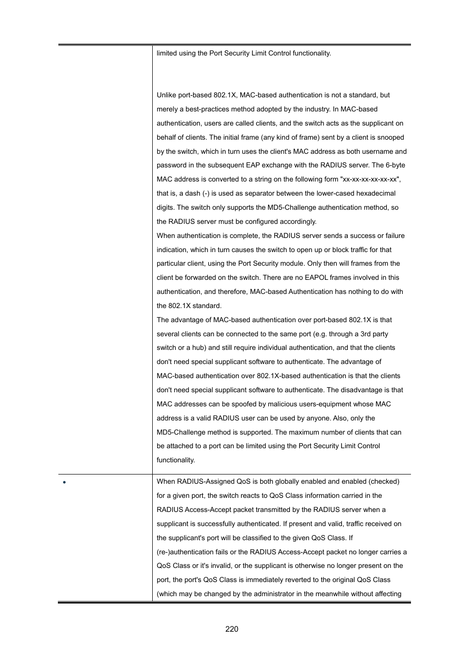 PLANET MGSW-24160F User Manual | Page 220 / 523
