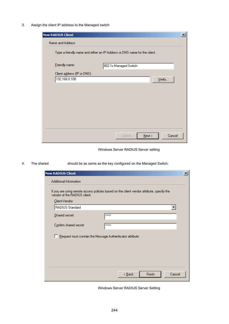PLANET MGSW-24160F User Manual | Page 244 / 523