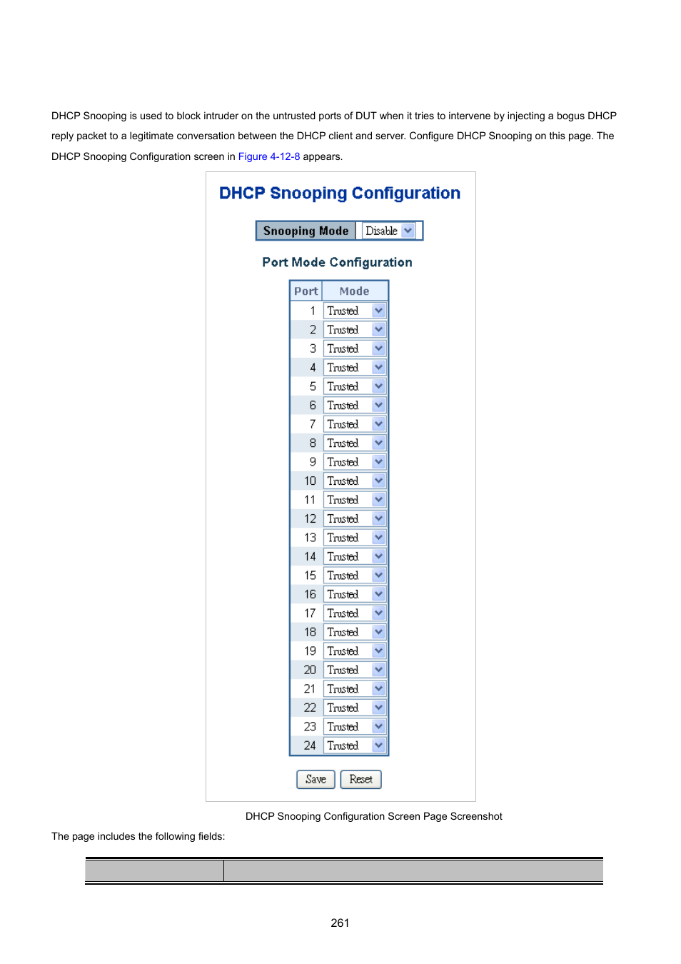 8 dhcp snooping | PLANET MGSW-24160F User Manual | Page 261 / 523