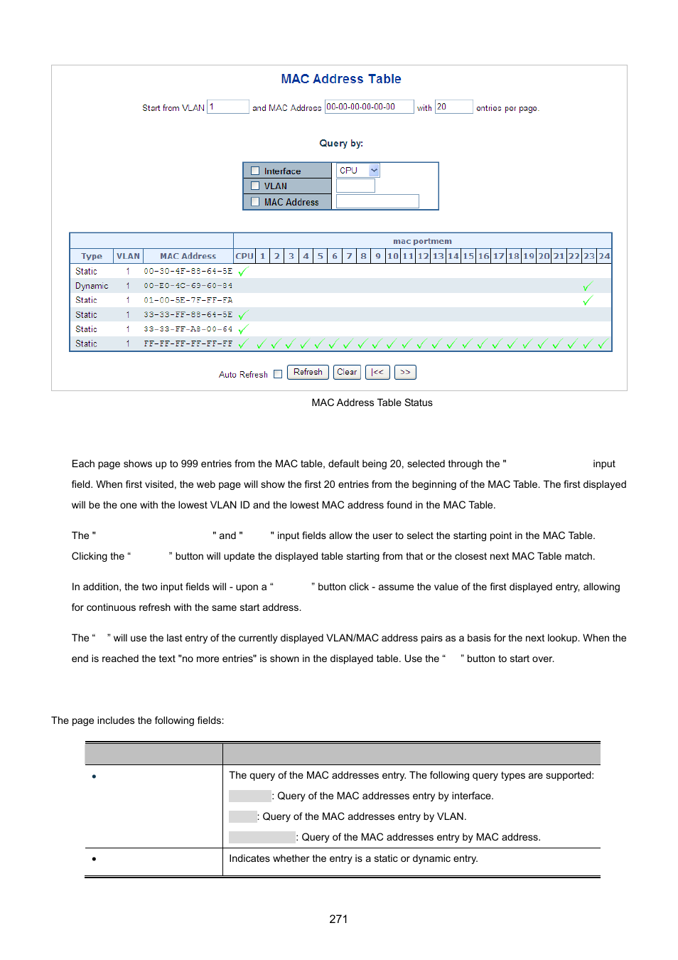 PLANET MGSW-24160F User Manual | Page 271 / 523