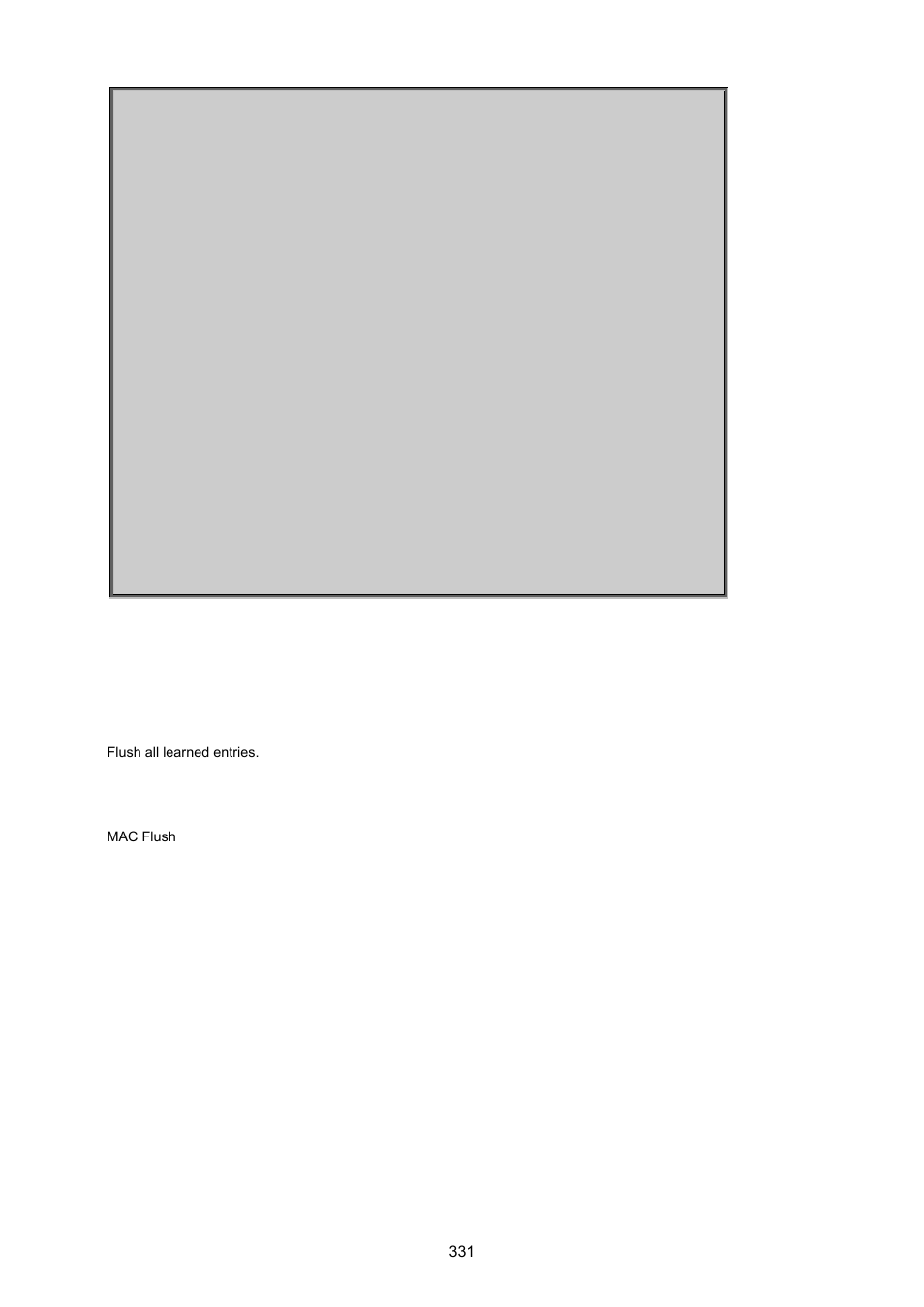 Mac flush | PLANET MGSW-24160F User Manual | Page 331 / 523
