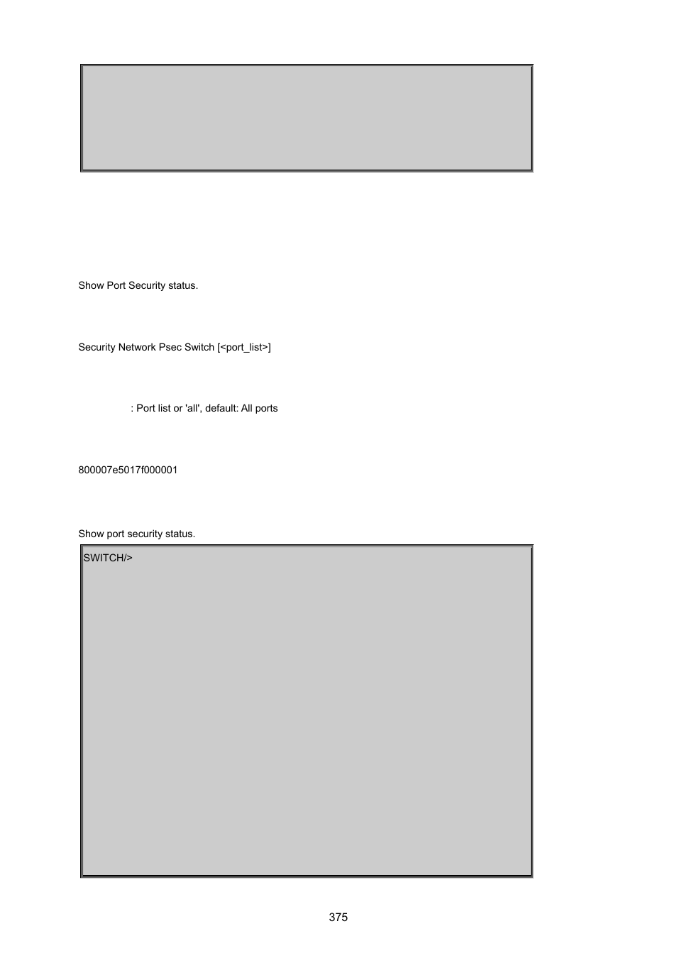 Security network psec switch | PLANET MGSW-24160F User Manual | Page 375 / 523