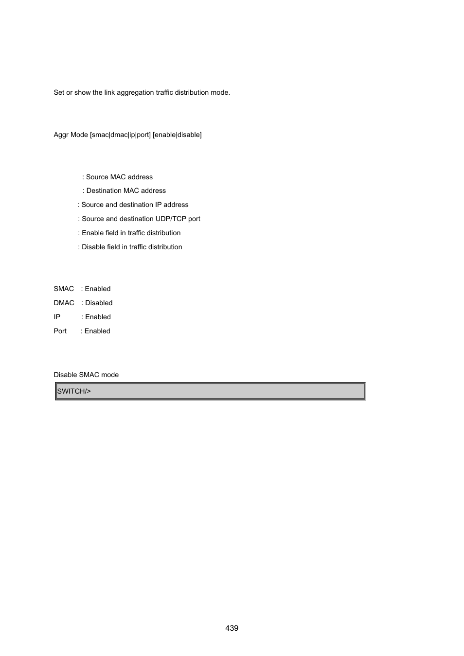 Aggregation mode | PLANET MGSW-24160F User Manual | Page 439 / 523