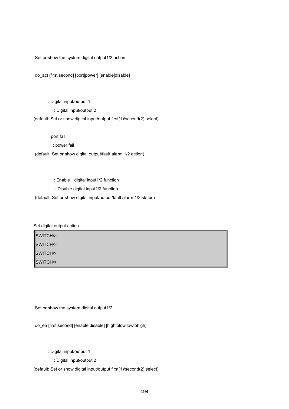 Do_act, Do_en | PLANET MGSW-24160F User Manual | Page 494 / 523