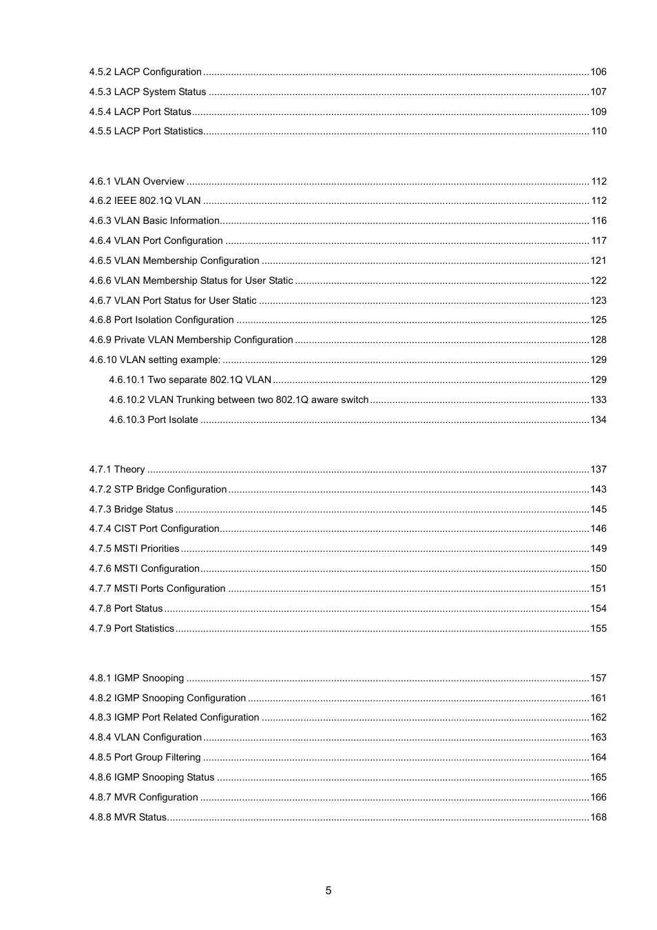 PLANET MGSW-24160F User Manual | Page 5 / 523