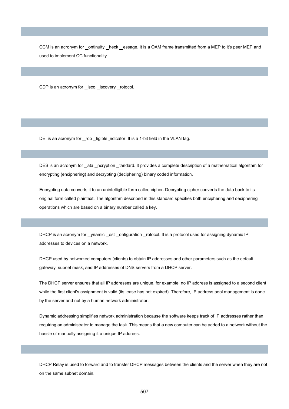 PLANET MGSW-24160F User Manual | Page 507 / 523