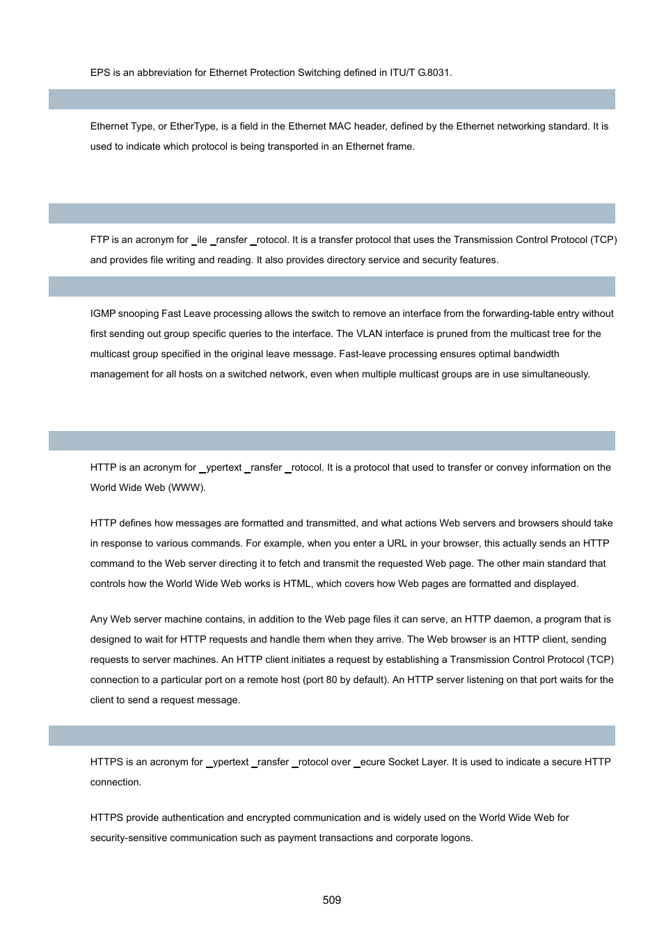 PLANET MGSW-24160F User Manual | Page 509 / 523