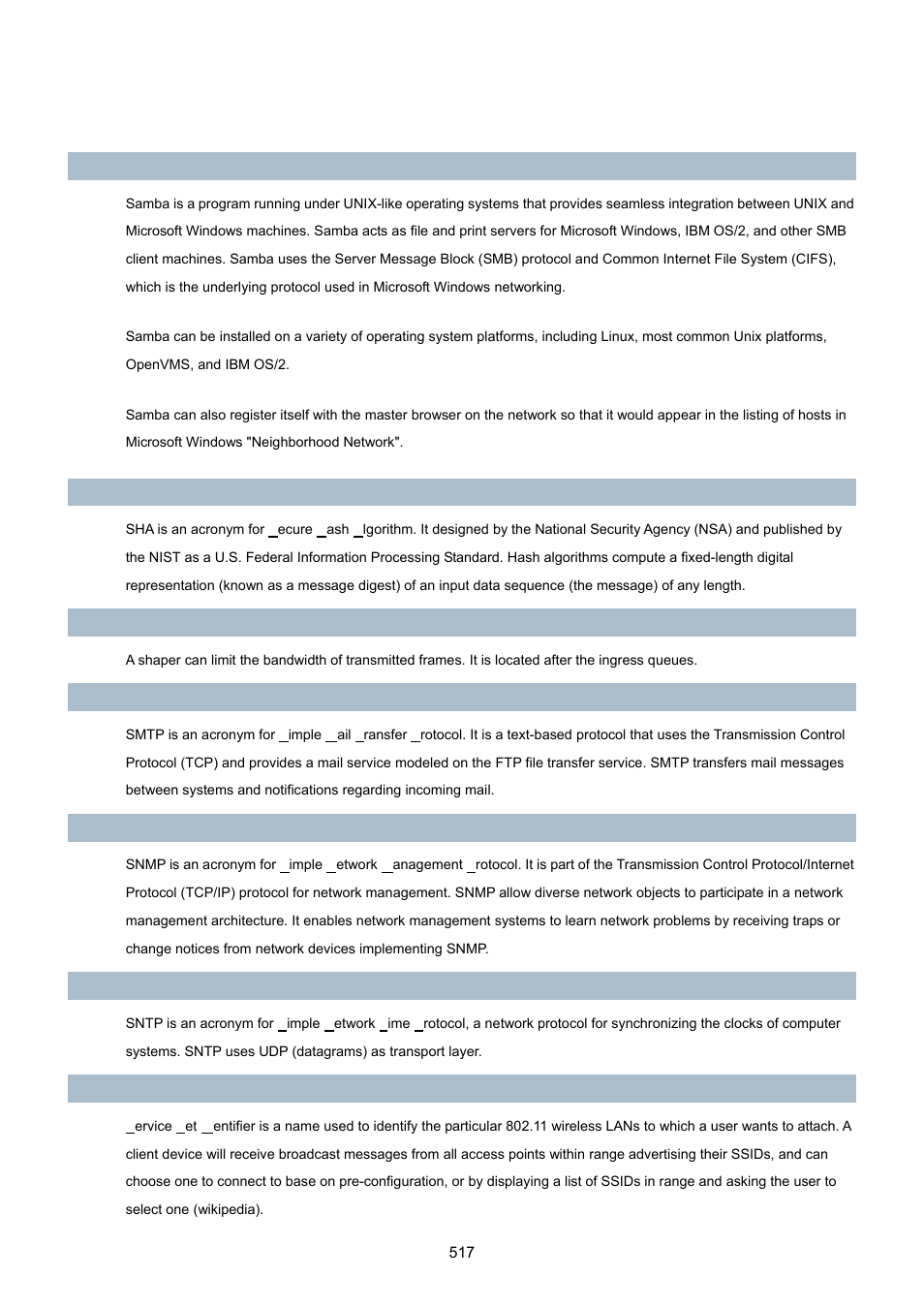 PLANET MGSW-24160F User Manual | Page 517 / 523