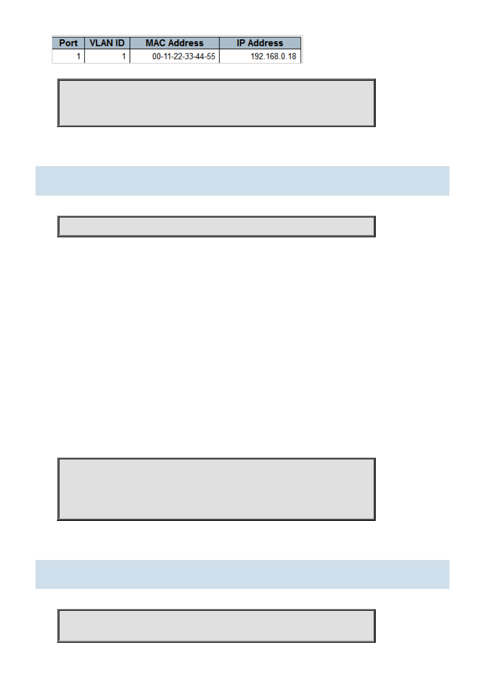 60 ip arp inspection translate, 61 ip arp inspection translate interface | PLANET MGSW-28240F User Manual | Page 173 / 438