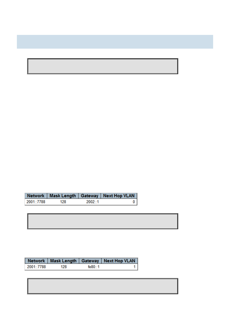 92 ipv6 route | PLANET MGSW-28240F User Manual | Page 208 / 438