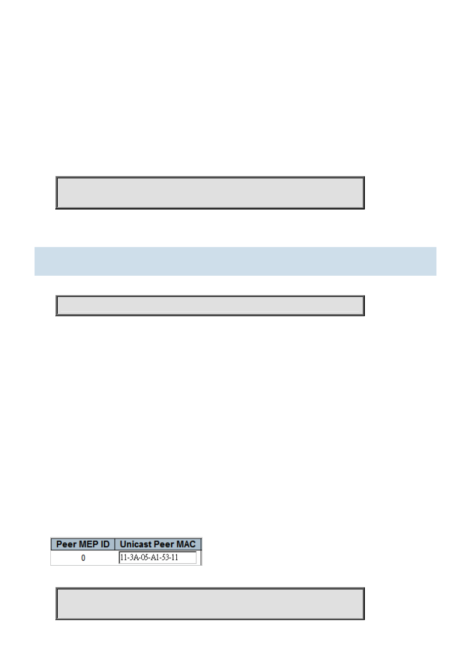 132 mep <instance> peer-mep-id | PLANET MGSW-28240F User Manual | Page 243 / 438